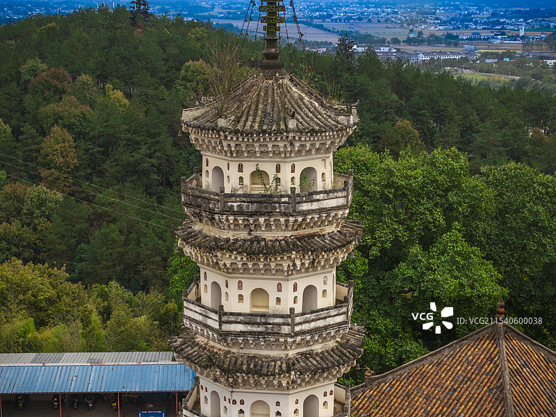 安徽省潜山市三祖寺觉寂塔图片素材