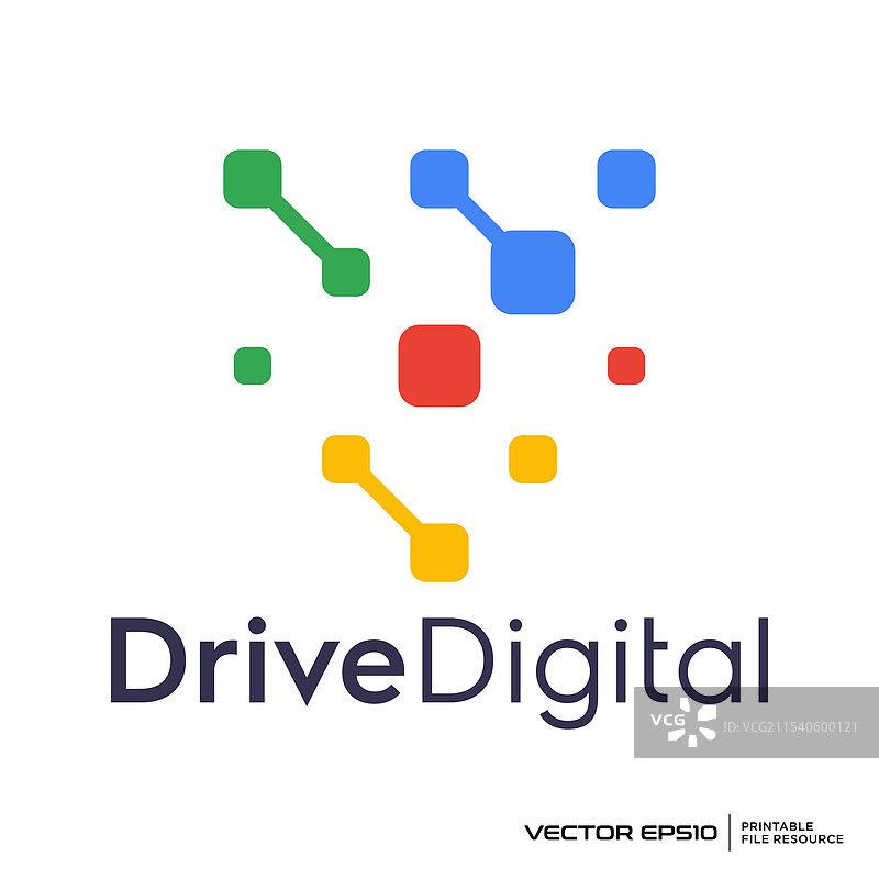 连接科技标志图片素材