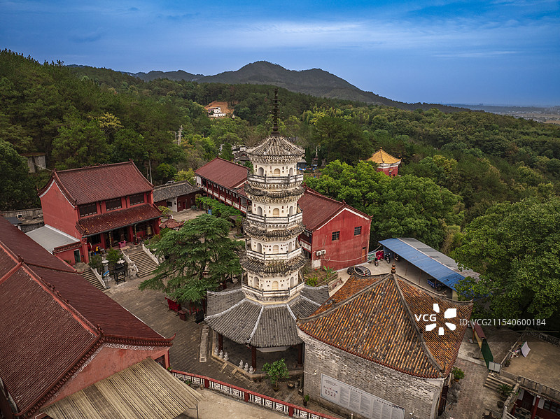 安徽省潜山市三祖寺觉寂塔图片素材