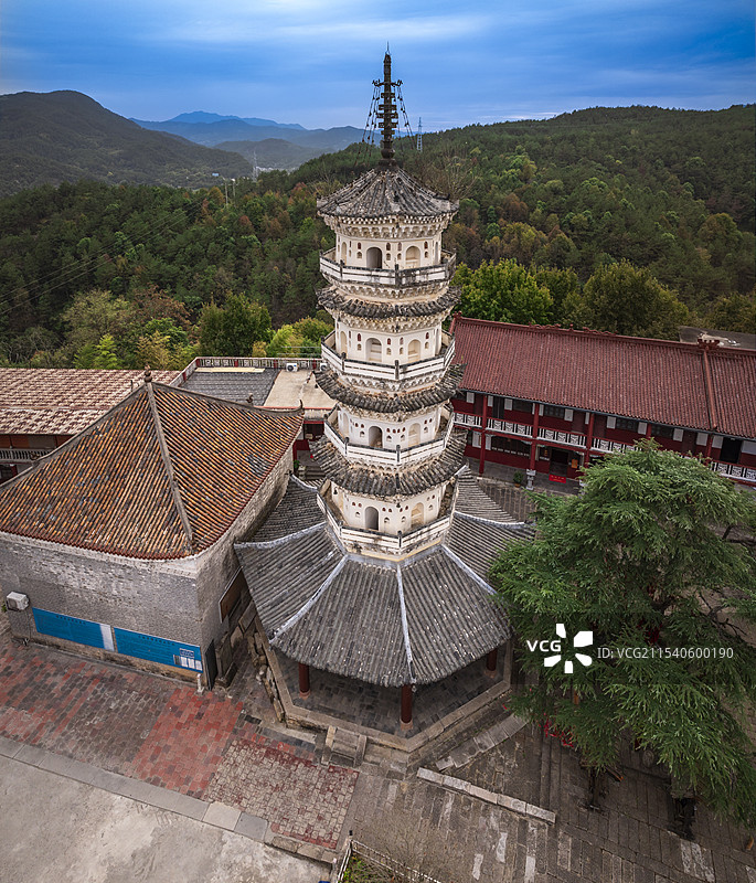 安徽省潜山市三祖寺觉寂塔图片素材