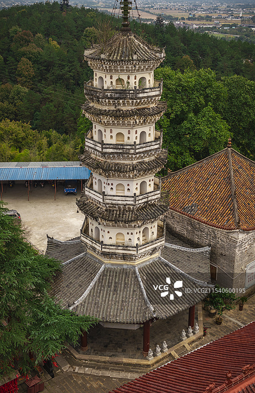 安徽省潜山市三祖寺觉寂塔图片素材