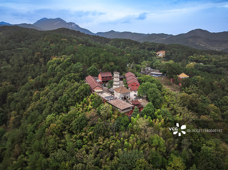 安徽省潜山市三祖寺觉寂塔图片素材