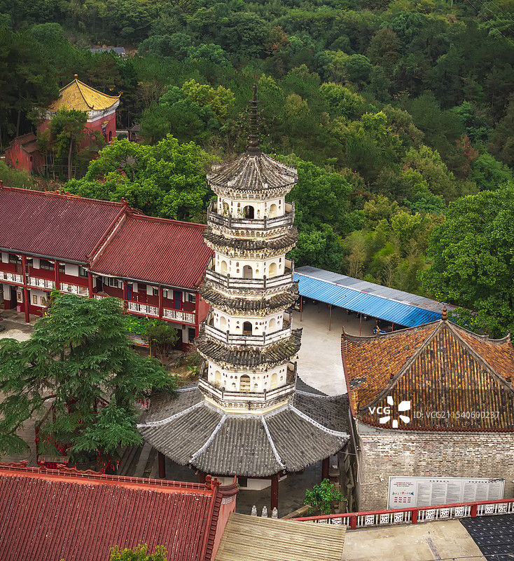 安徽省潜山市三祖寺觉寂塔图片素材