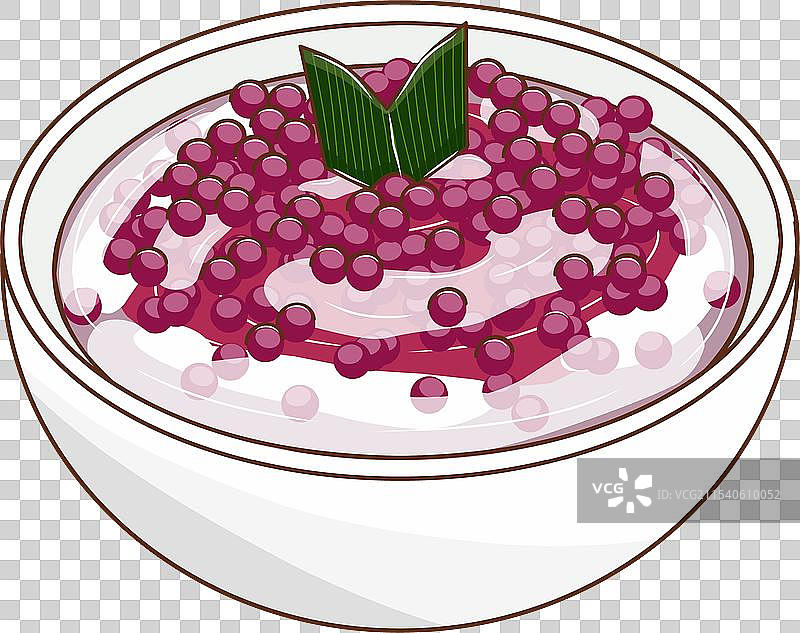 珍珠西米粥 传统印尼美食图片素材