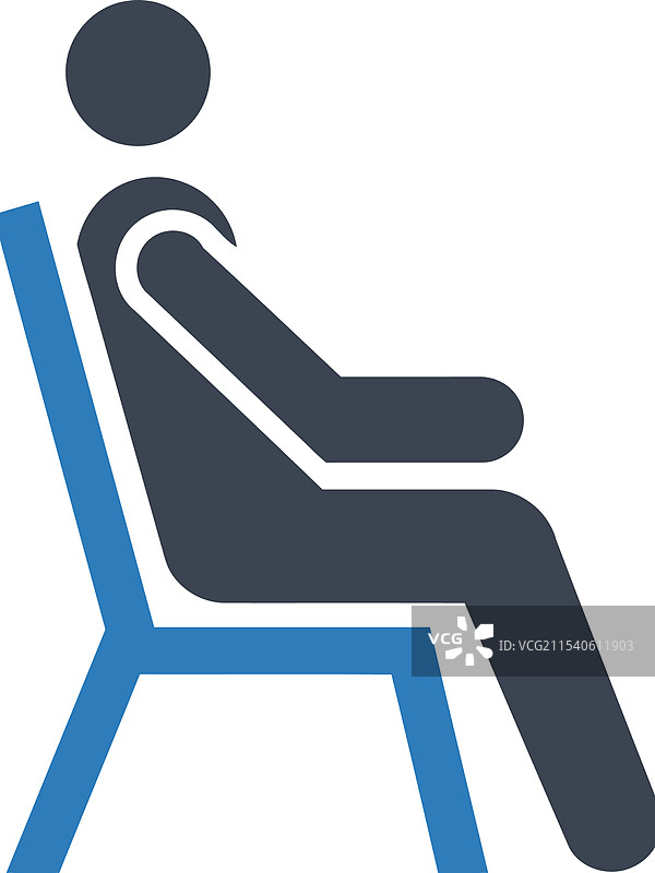 椅子侧视图图标图片素材