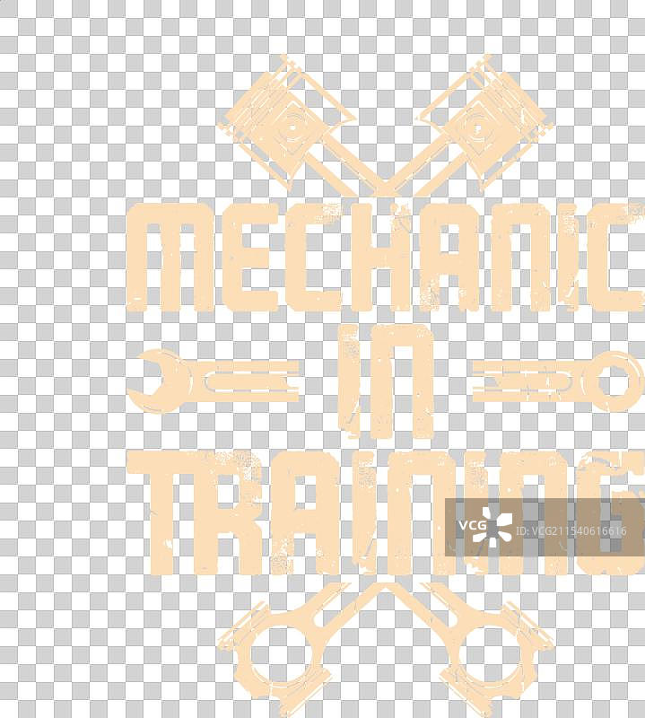 搞笑复古工程师机械师T恤设计图片素材