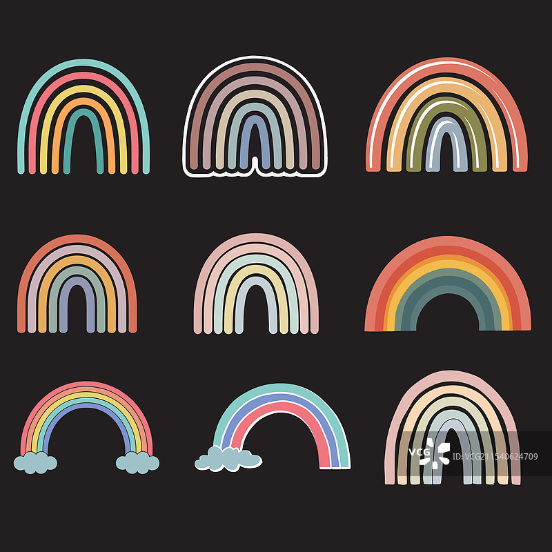 手绘涂鸦草图套装图片素材