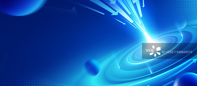 蓝色科技炫彩年会盛典背景展板大气动感线条图片素材