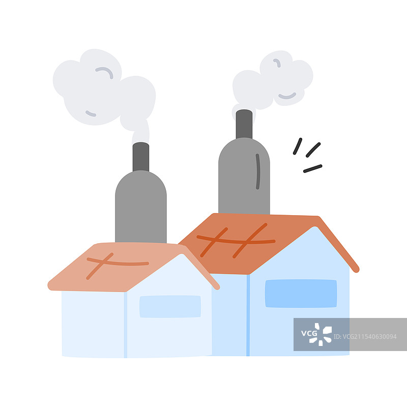 工厂污染图片素材