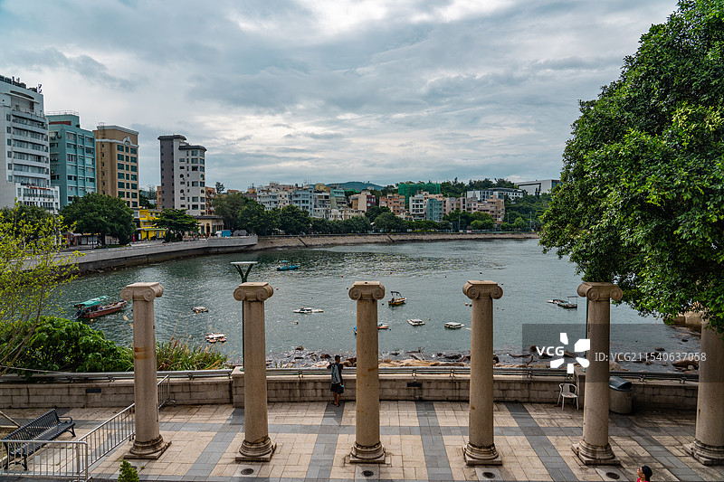 赤柱石柱图片素材