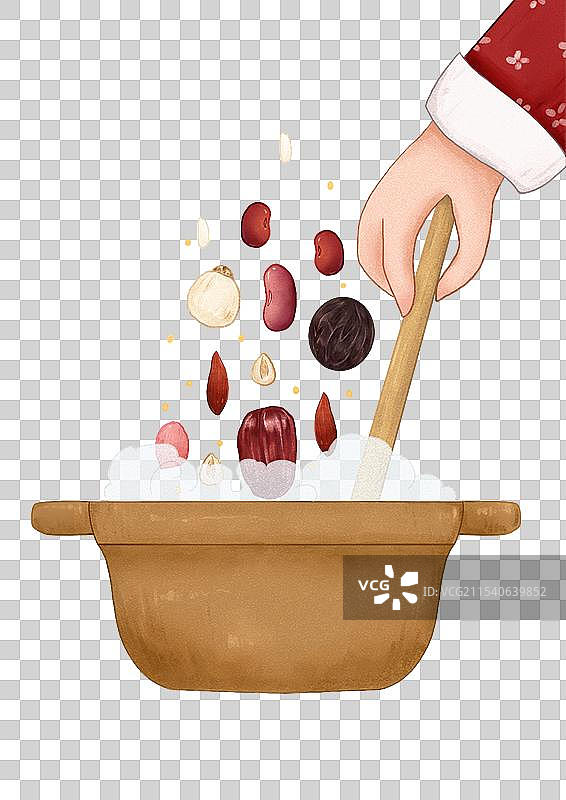 熬粥场景图片素材