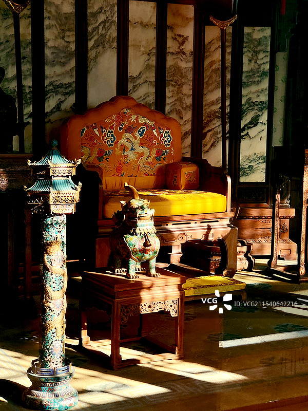 北海公园镜清斋图片素材