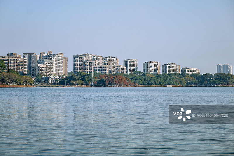 观松山湖美景图片素材