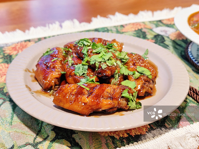 可乐鸡翅图片素材