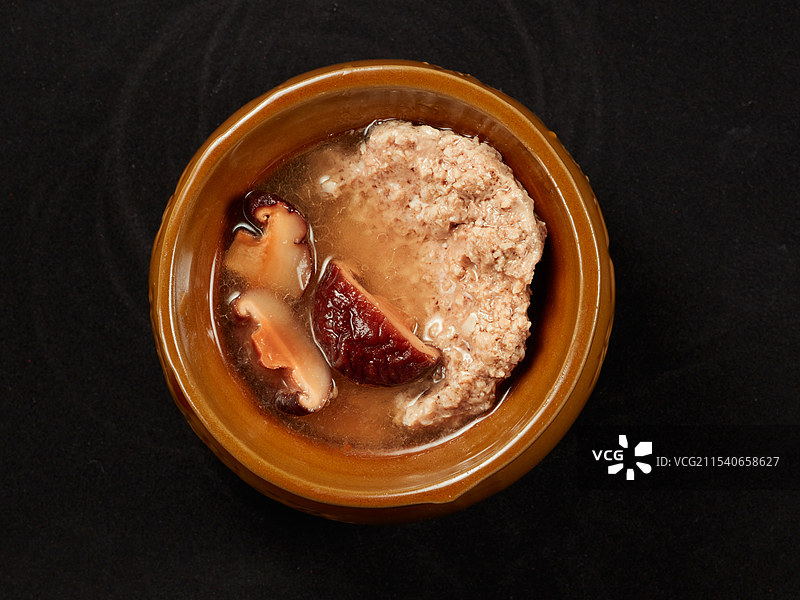 香菇肉饼汤图片素材