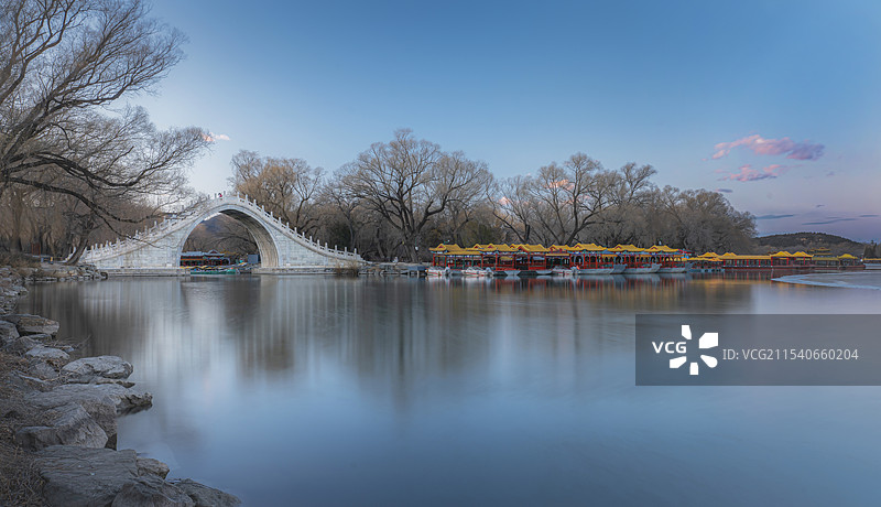颐和园-玉带桥图片素材