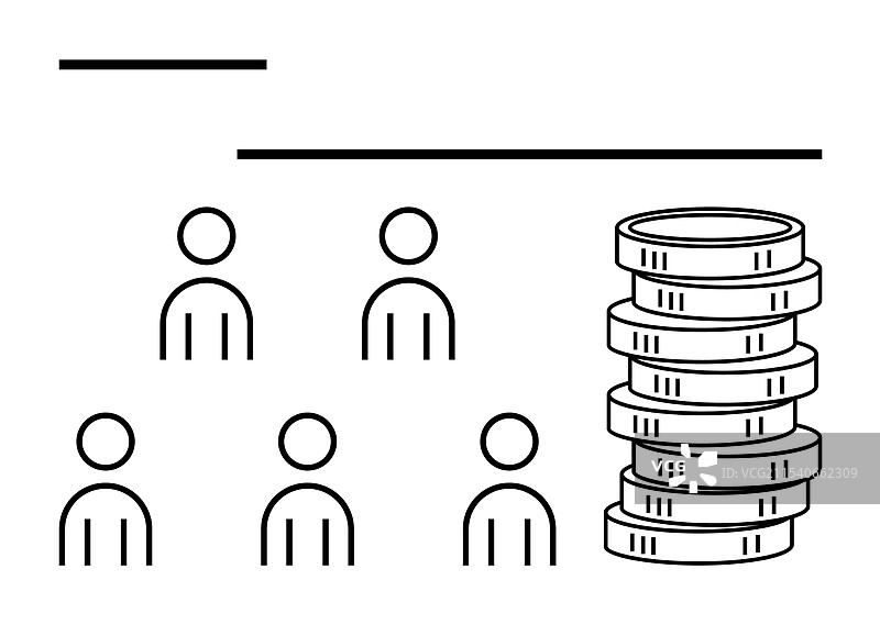 金融增长与社区代表性图片素材