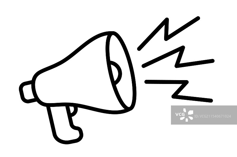 复古扁平风格的扬声器图片素材