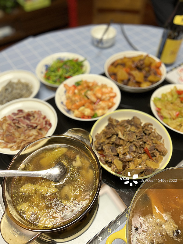 年夜饭图片素材