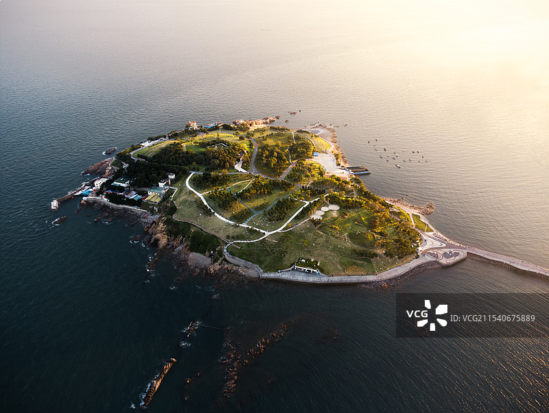 小麦岛岛屿图片素材