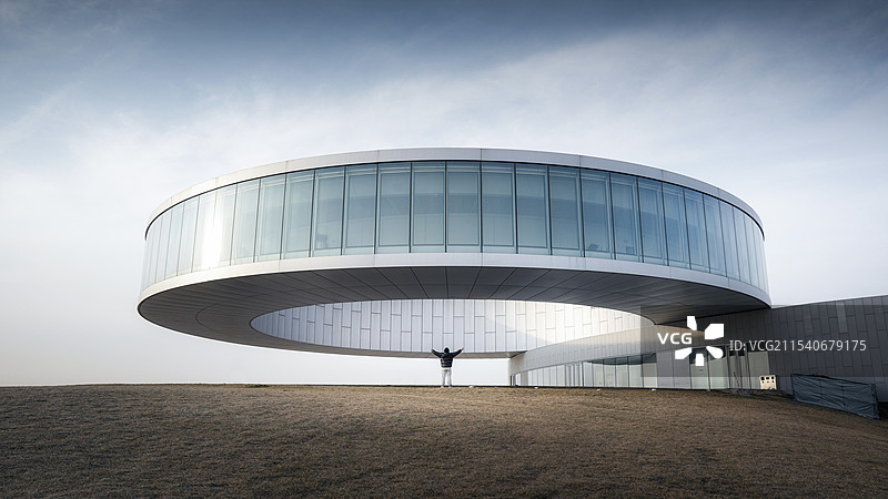 穹顶之下，天津光年城中央公园图片素材