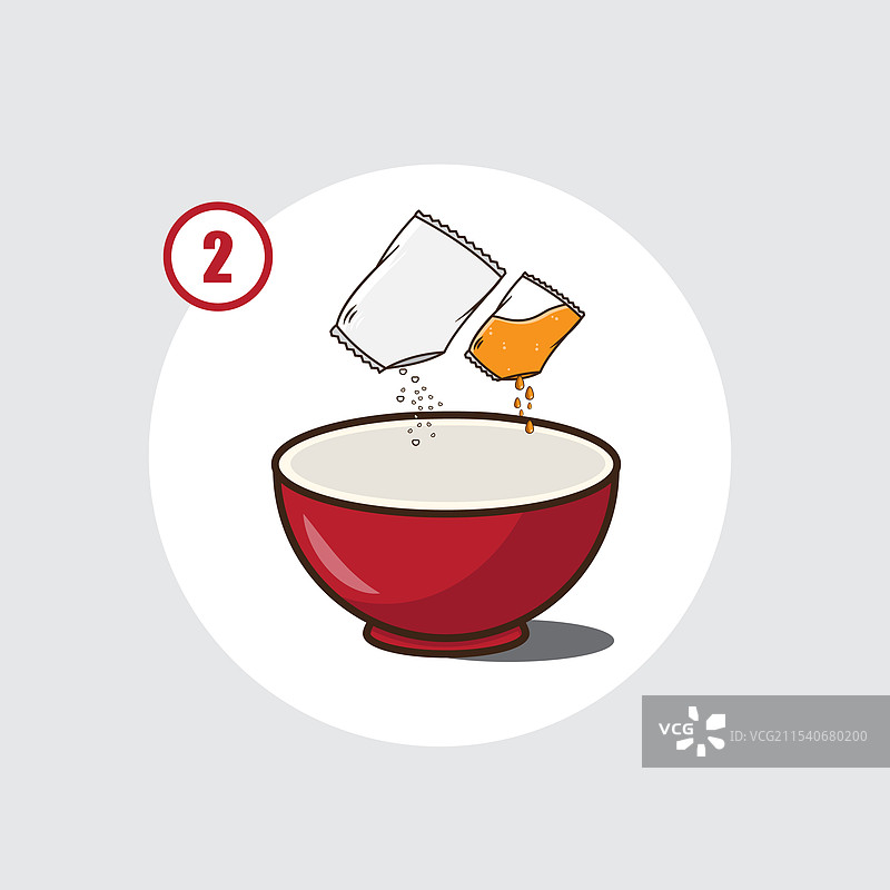 煮方便面的步骤图片素材