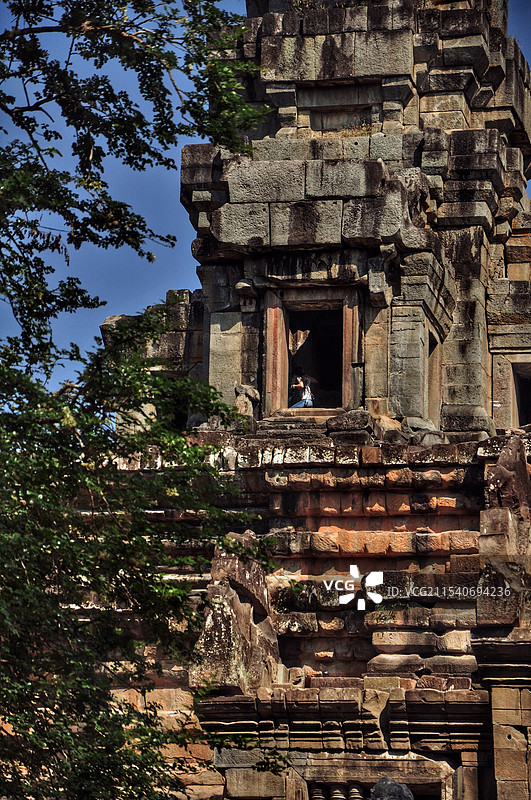 吴哥古迹茶胶寺图片素材