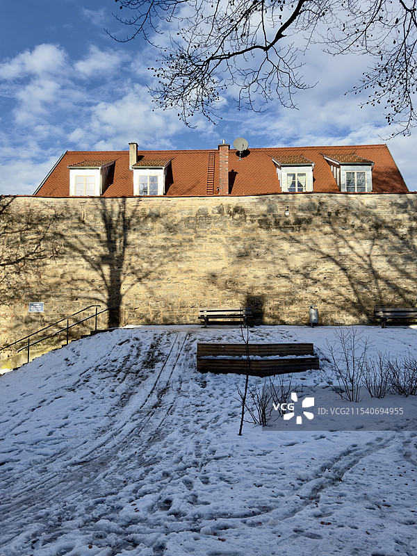 冬日午后的光影图片素材