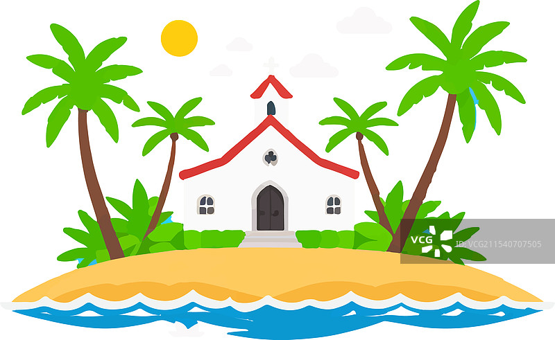 巴巴多斯岛海滩加勒比海岛度假村图片素材