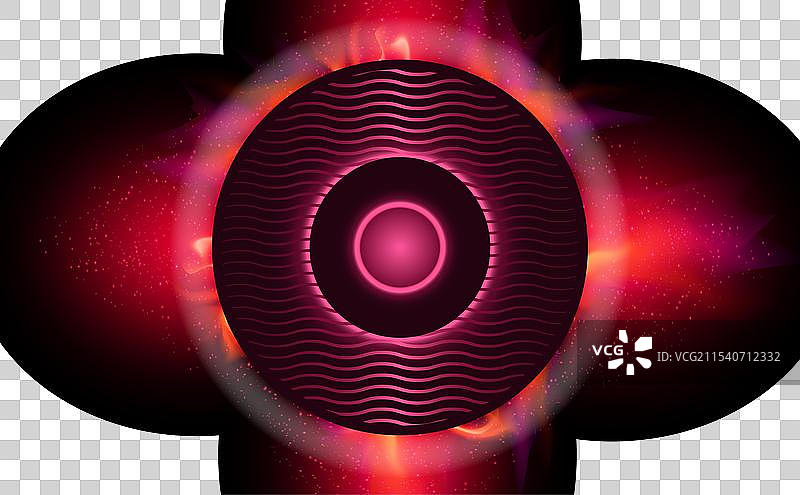 带有线条和火焰装饰的圆形图案图片素材