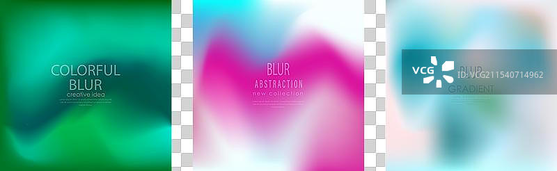 渐变色彩模糊背景图片素材