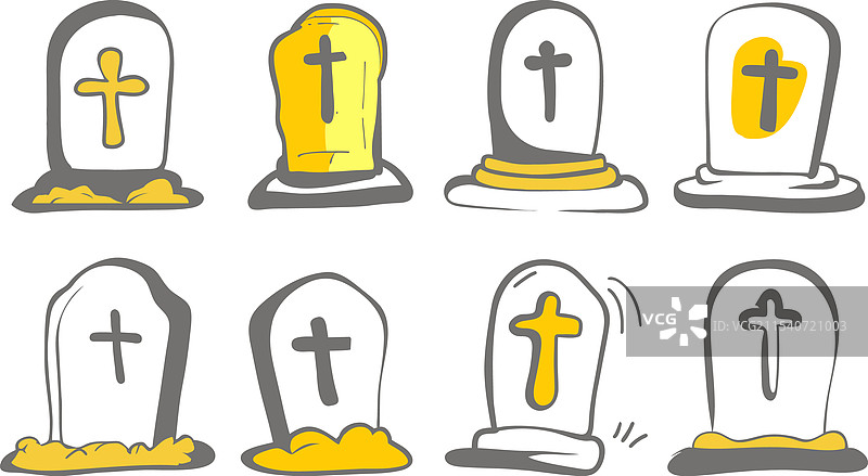 古老墓碑集合图片素材