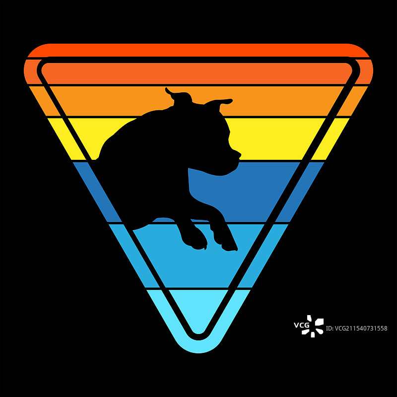 斯塔福德郡斗牛犬复古风格图片素材