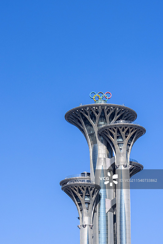 北京奥林匹克塔图片素材