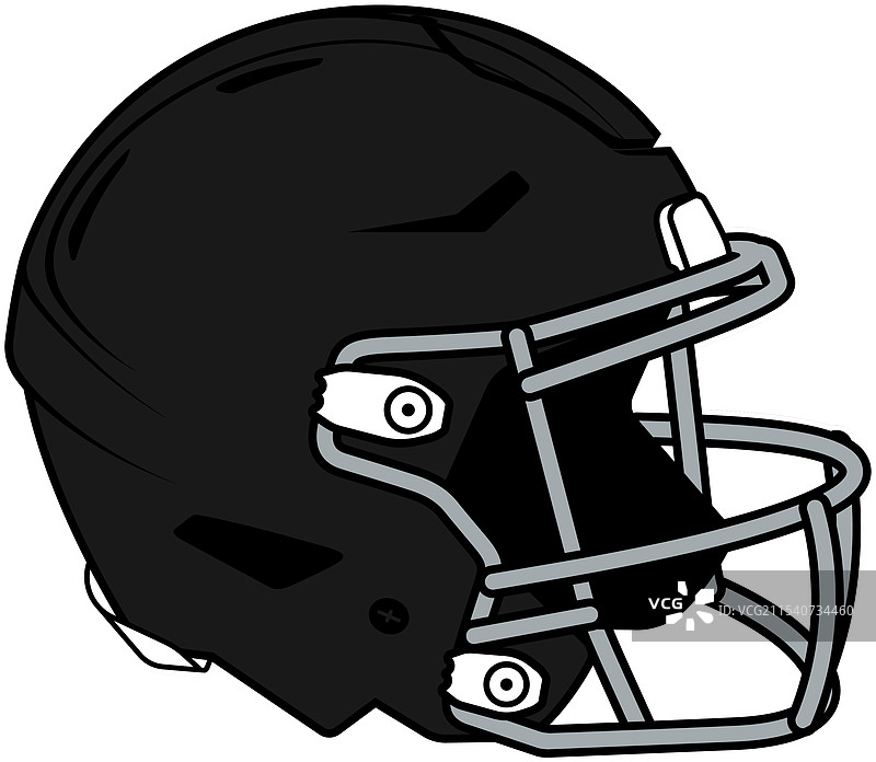 亚特兰大猎鹰队的黑色头盔图片素材