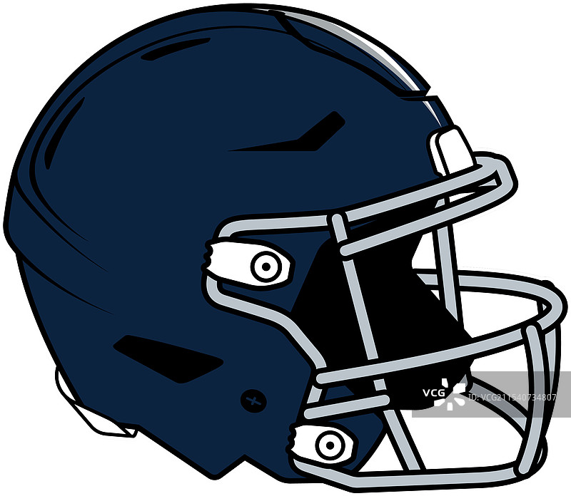 田纳西泰坦队的深蓝色头盔图片素材