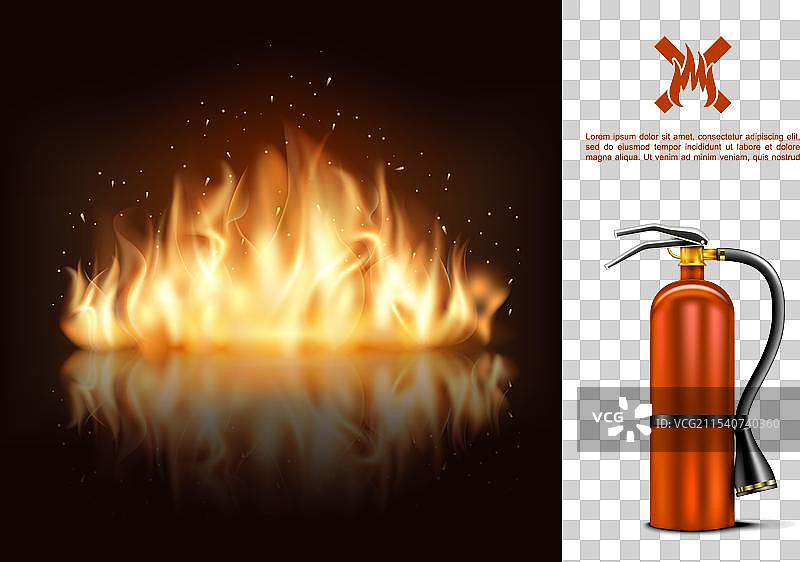 炙热燃烧的发光概念图片素材