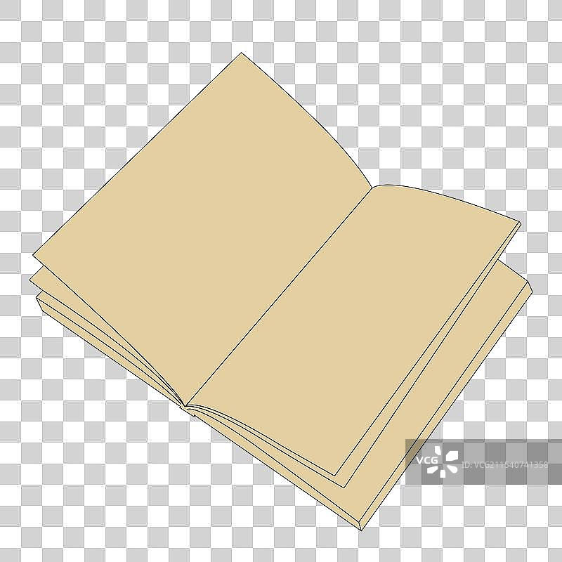 打开的书图片素材