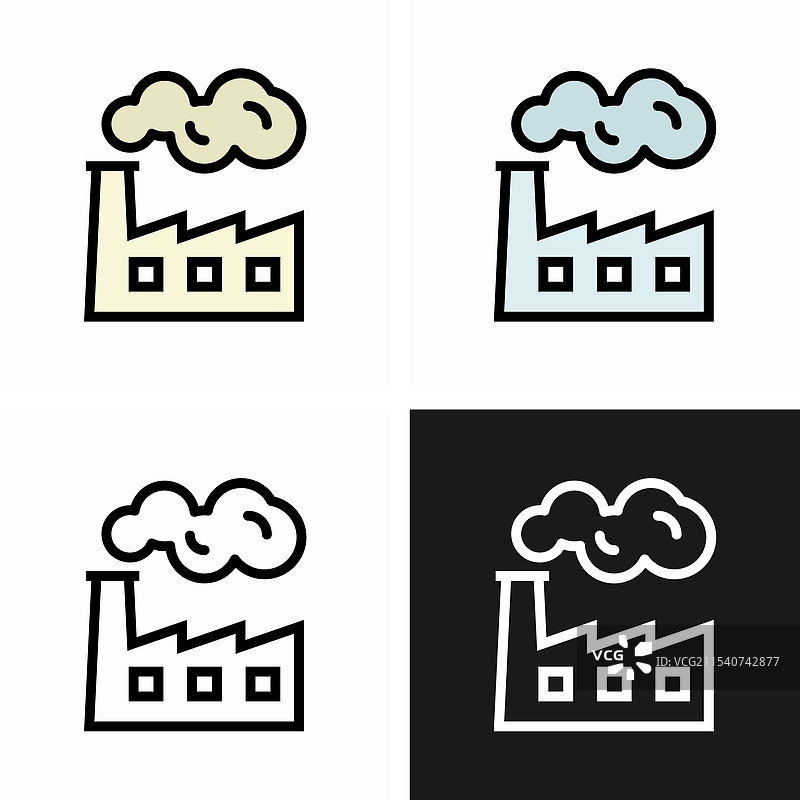工厂信息标志图标图片图片素材