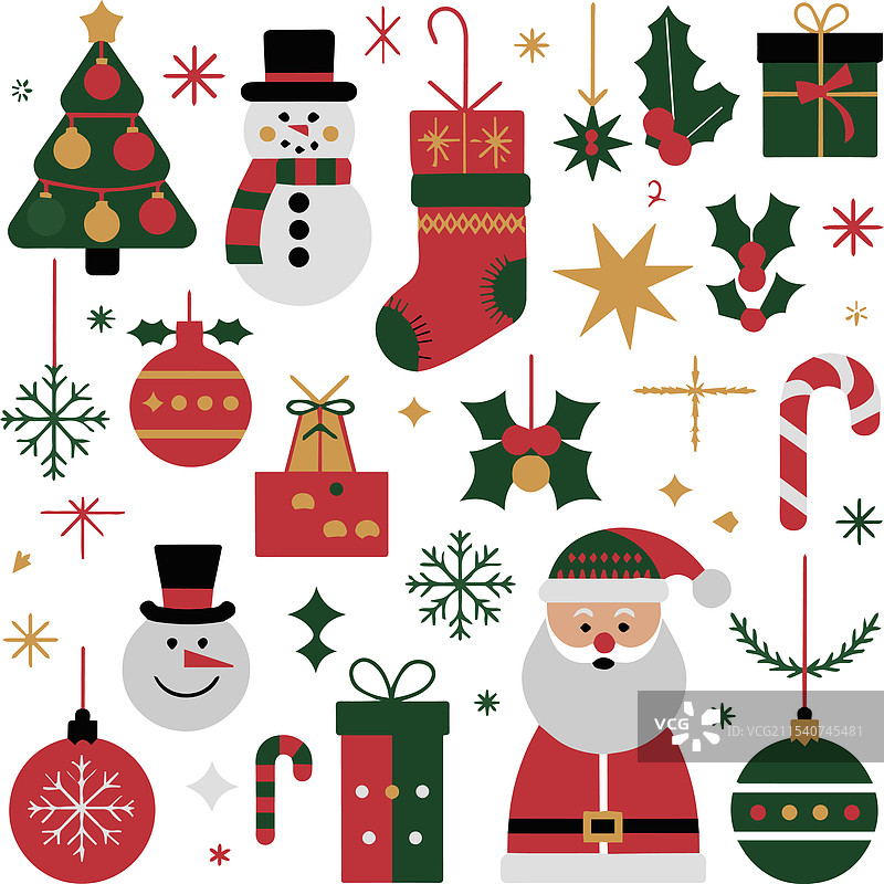 新年圣诞庆祝图标图片素材