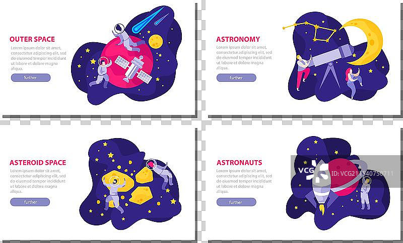 天文学横幅系列图片素材