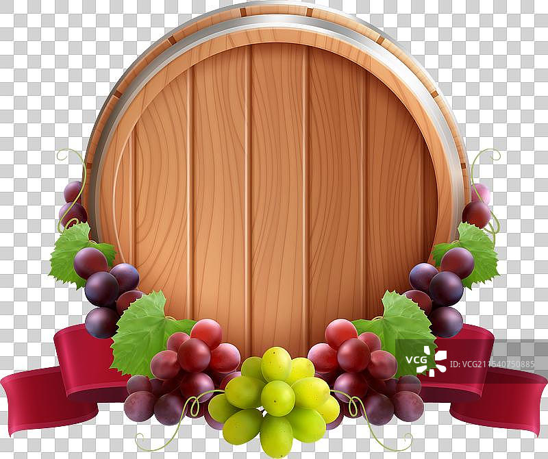 木桶的真实构图图片素材