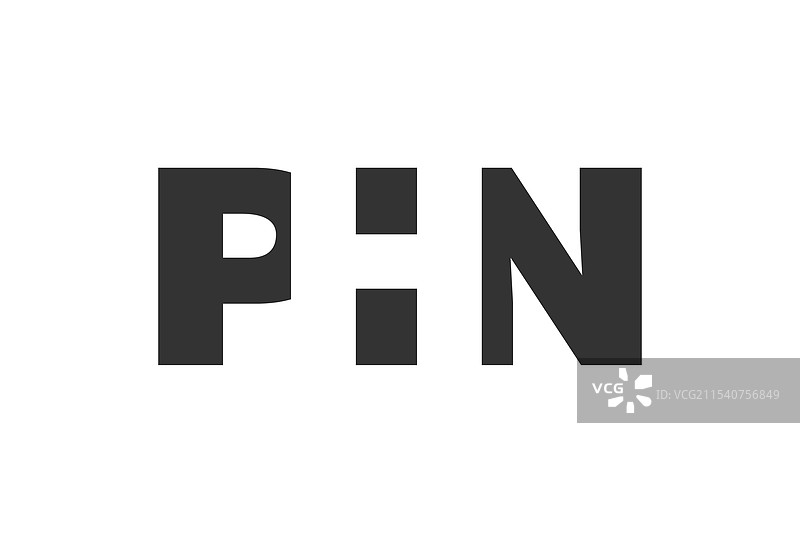 PHN标志设计，字母P H N，粗体字型图片素材