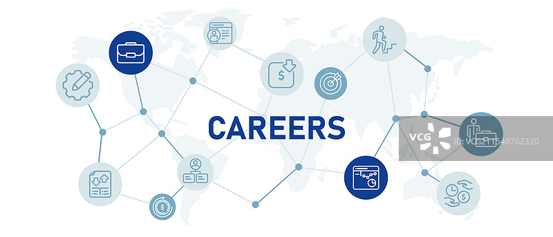 职业图标轮廓 工作 职位图片素材