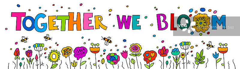 一起绽放，拥抱神经多样性图片素材