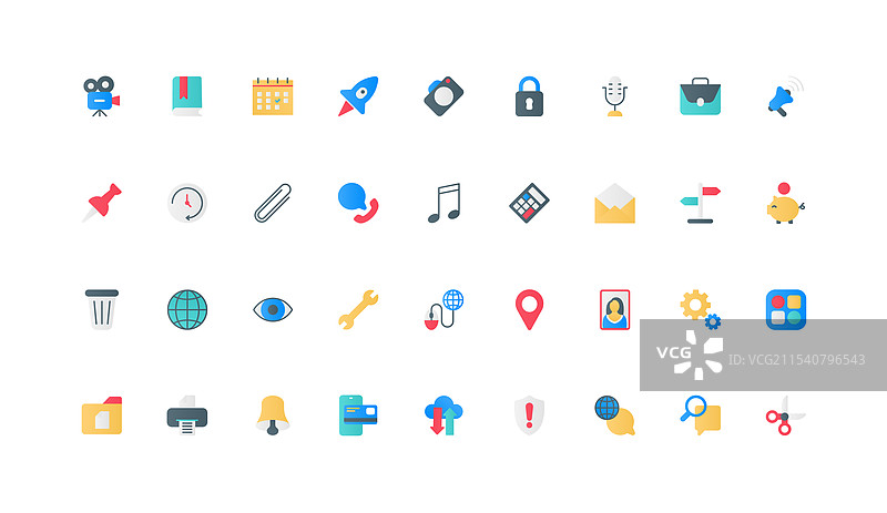 现代生活方式的社交媒体移动应用程序图片素材