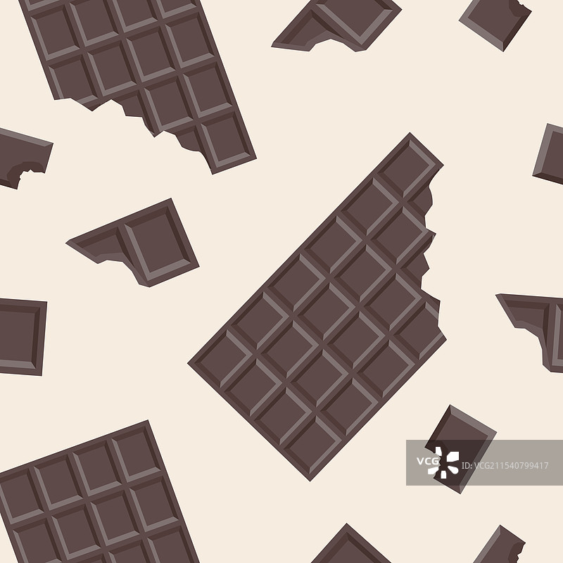 巧克力棒的无缝图案图片素材