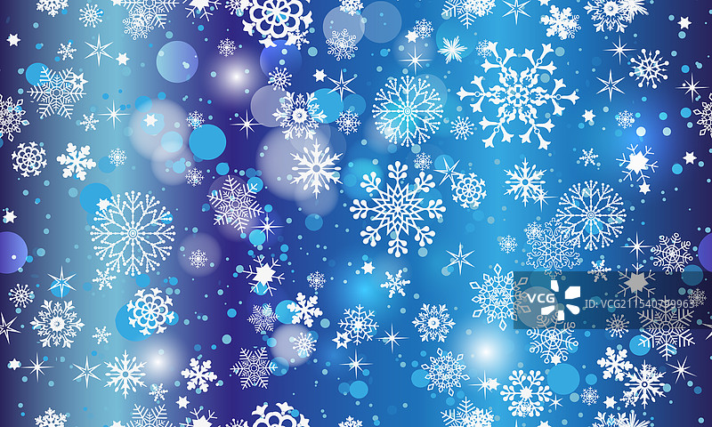 手绘无缝冬季图案图片素材