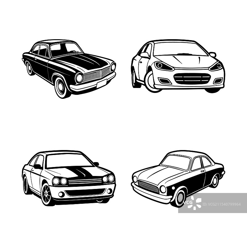 复古肌肉车带有赛车条纹图片素材