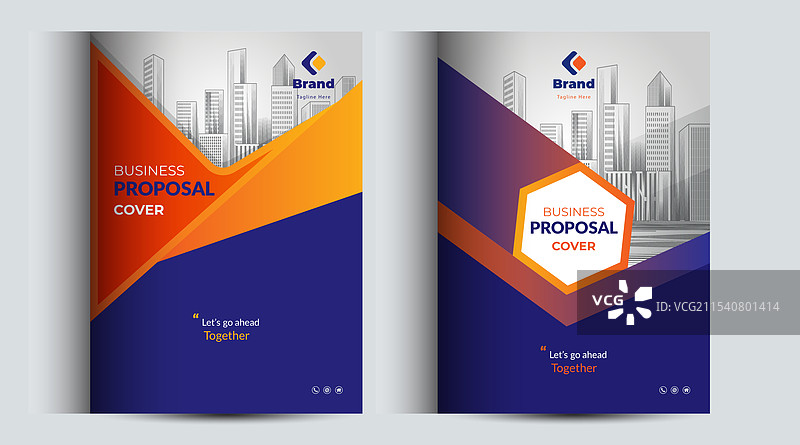 企业商务提案封面设计模板图片素材